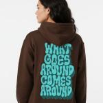 Brown cool hoodie