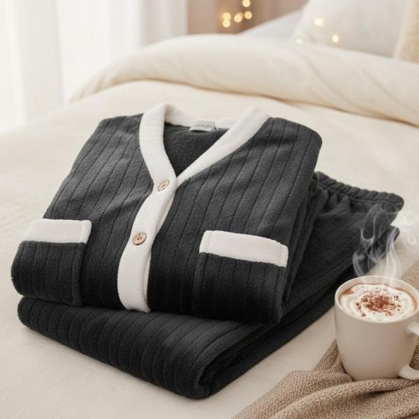 Dark grey simple pajama