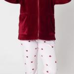 Burgundy soft pajama