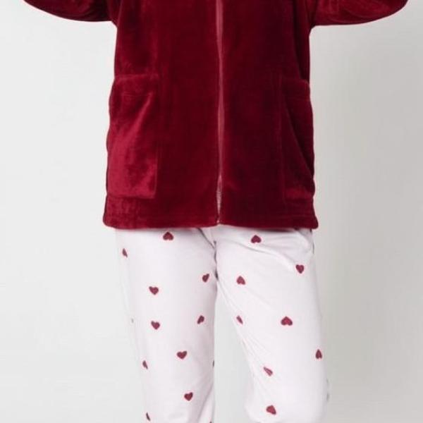 Burgundy soft pajama