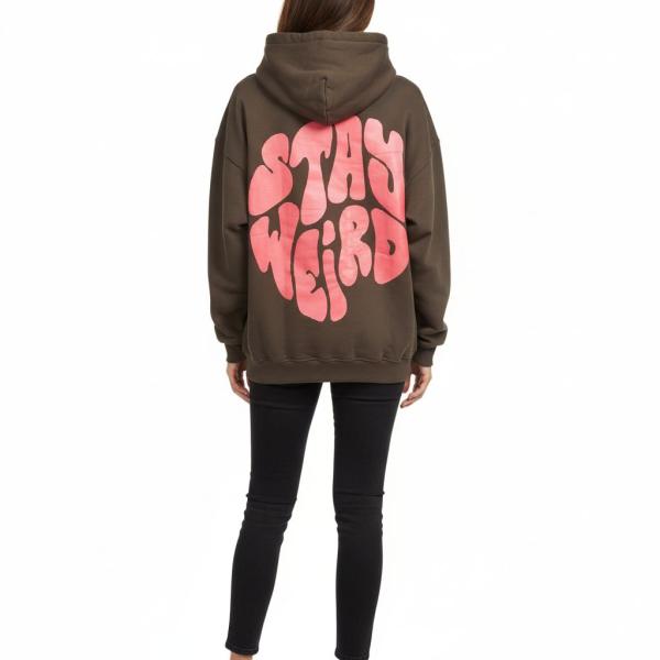 Brown trendy hoodie