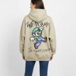 Mint super mario hoodie