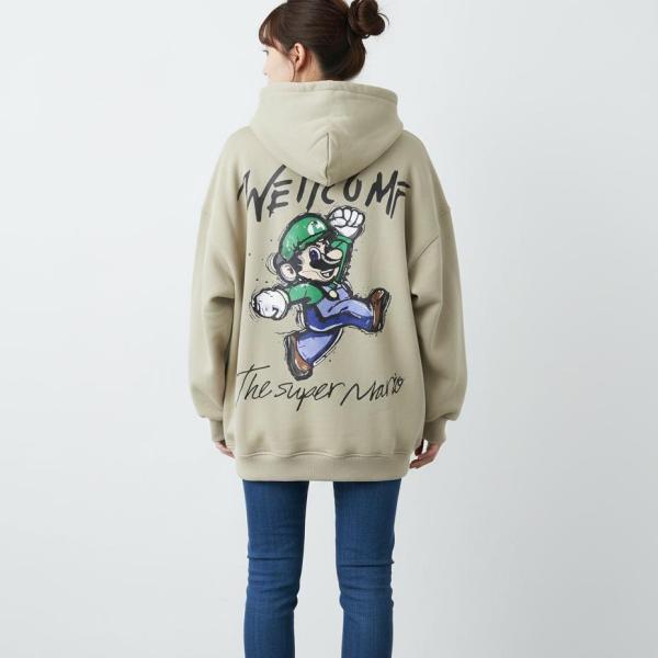 Mint super mario hoodie