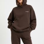 Brown wolfy hoodie